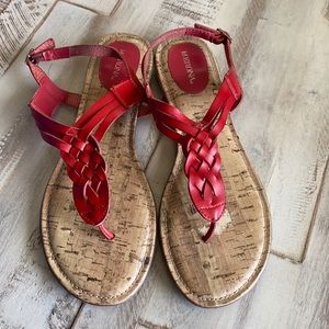 Red Merona Sandals